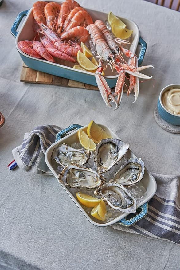 Thumbnail: STAUB Ceramics Rectangular Baking Dish Set, Casserole Dish, Baking Pans