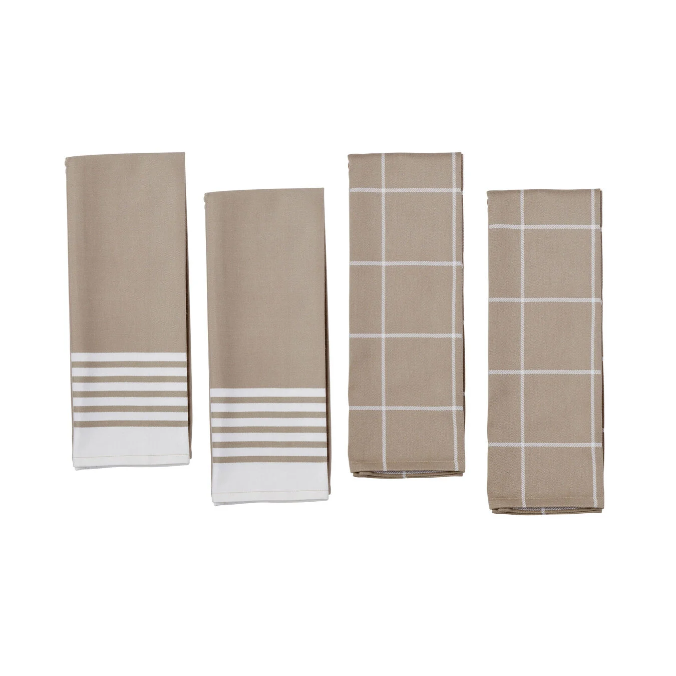 ZWILLING TOWELS KITCHEN TOWELS SET, TAUPE