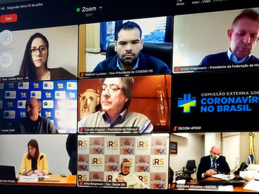 Deputada Liziane Bayer participa de reunião que debate o enfrentamento à pandemia da Covid-19