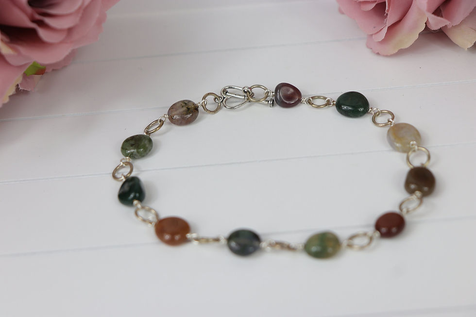 Thumbnail: Fancy Jasper Anklet
