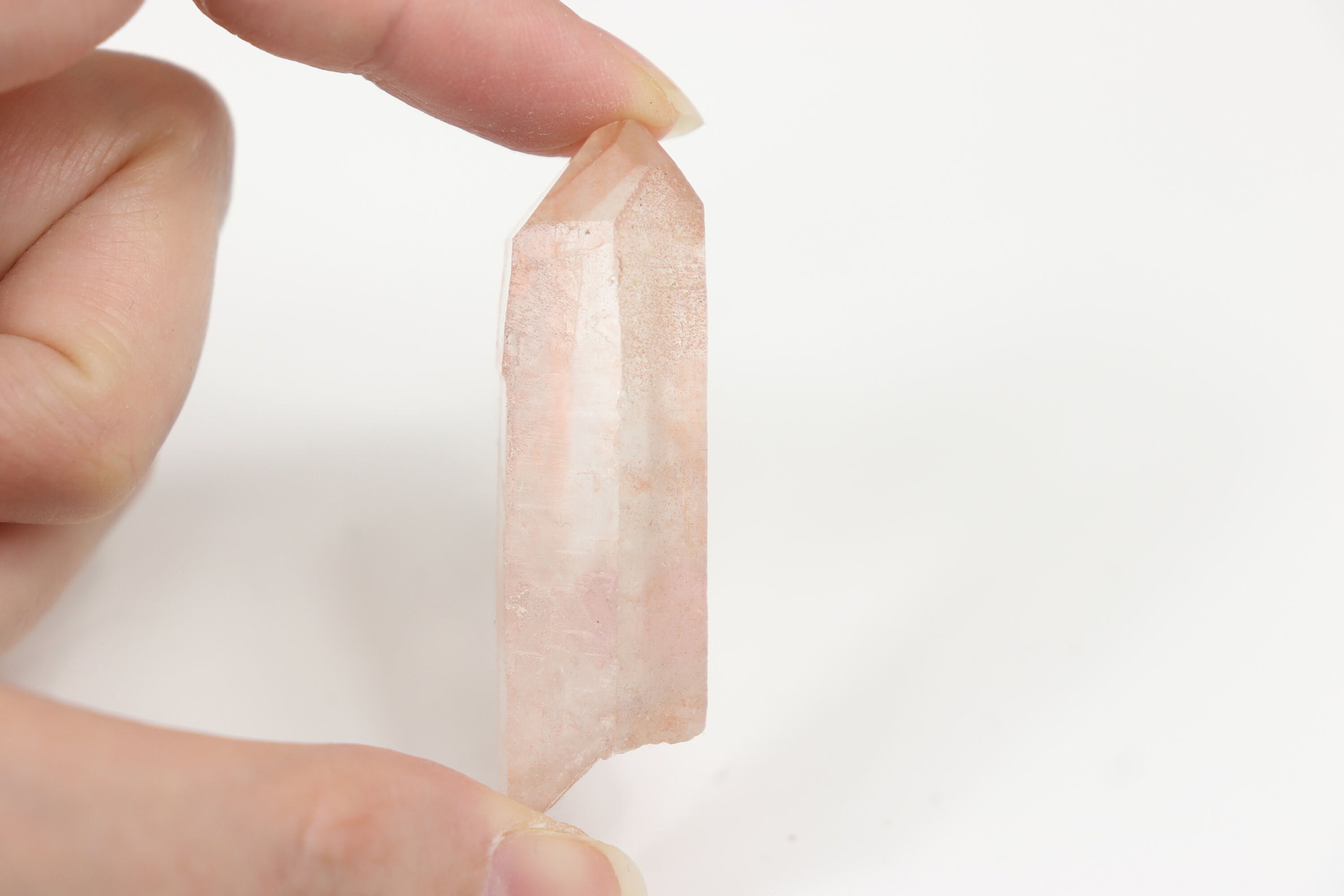 Pink Shadow Lemurian Seed Crystal 25