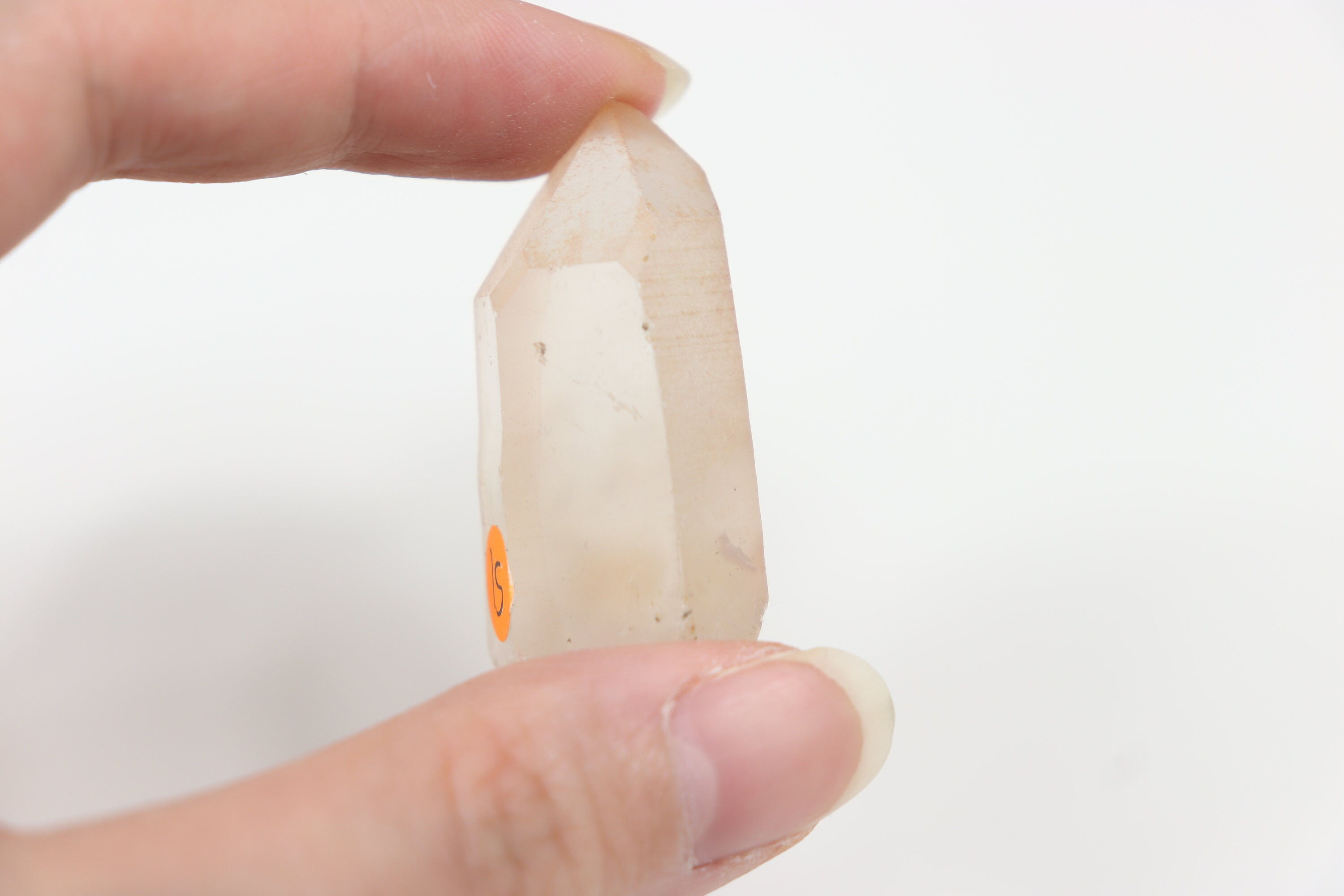 Pink Shadow Lemurian Seed Crystal 12