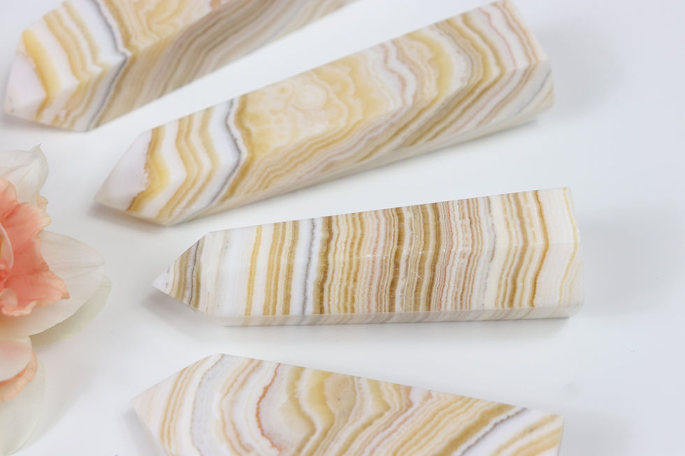 Thumbnail: Banded Calcite Towers