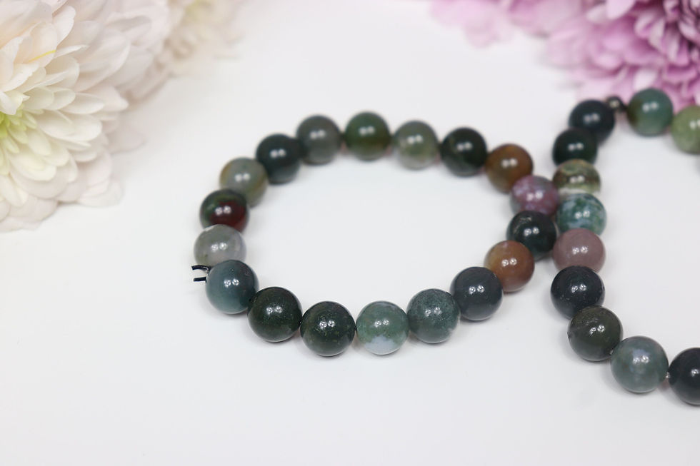 Thumbnail: Handmade Fancy Jasper Stretchy Bracelet