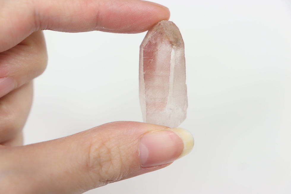 Pink Lemurian Seed Quartz I