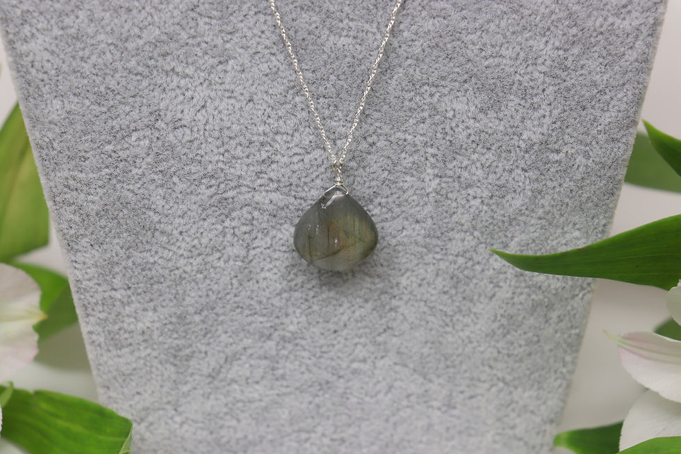 Thumbnail: Labradorite Sterling Silver Necklace A