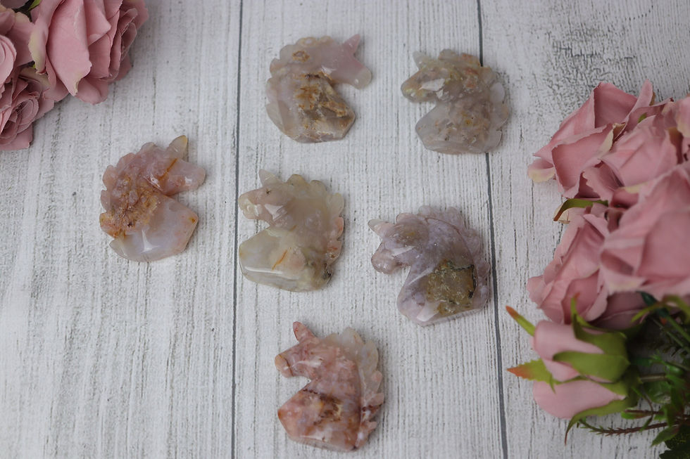 Flower Agate Unicorn
