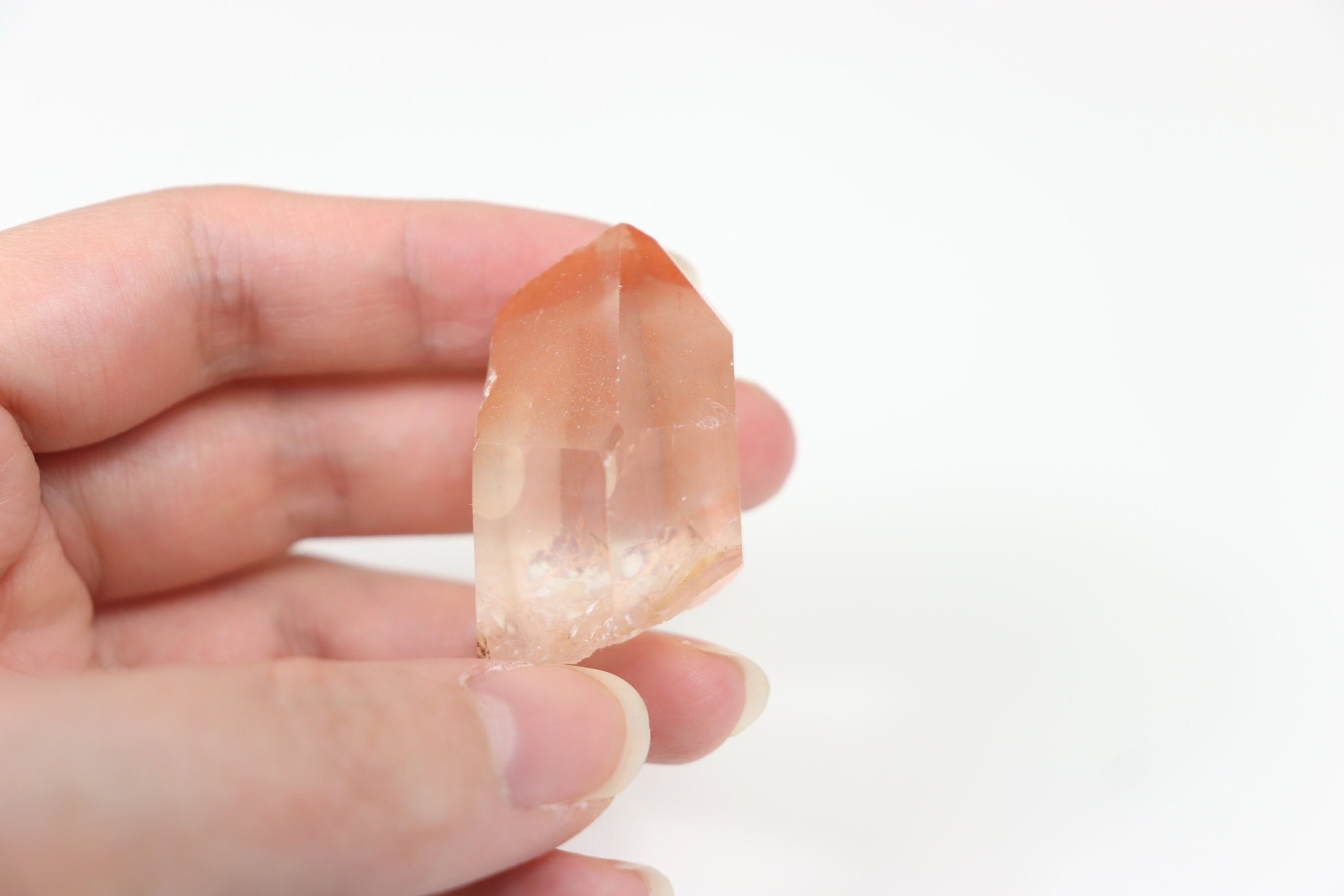 Pink Shadow Lemurian Seed Crystal 5