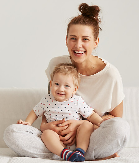 Happy Mother with her Child