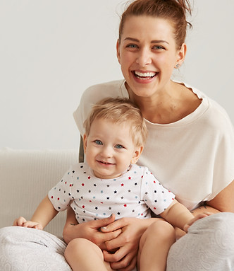 Happy Mother with her Child