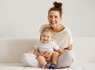 Happy Mother with her Child