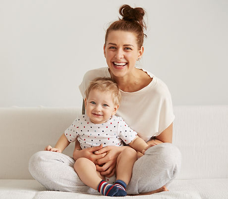 Happy Mother with her Child