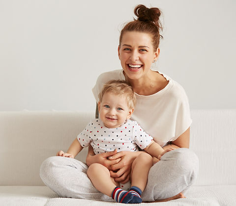 Happy Mother with her Child