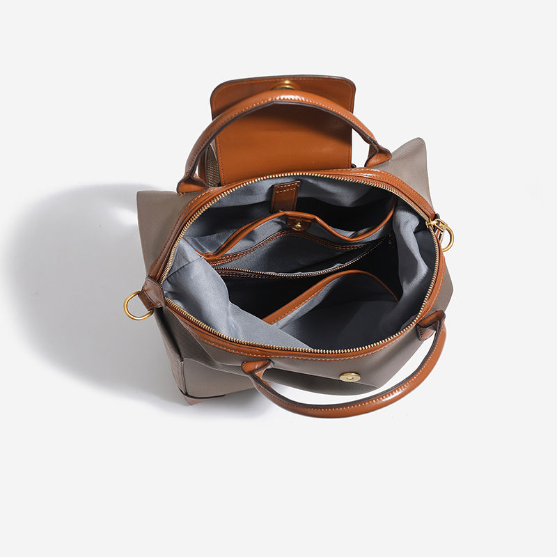 Thumbnail: High Quality Luxury Women Backpack Nylon  Female Handbag Students Schoolbag