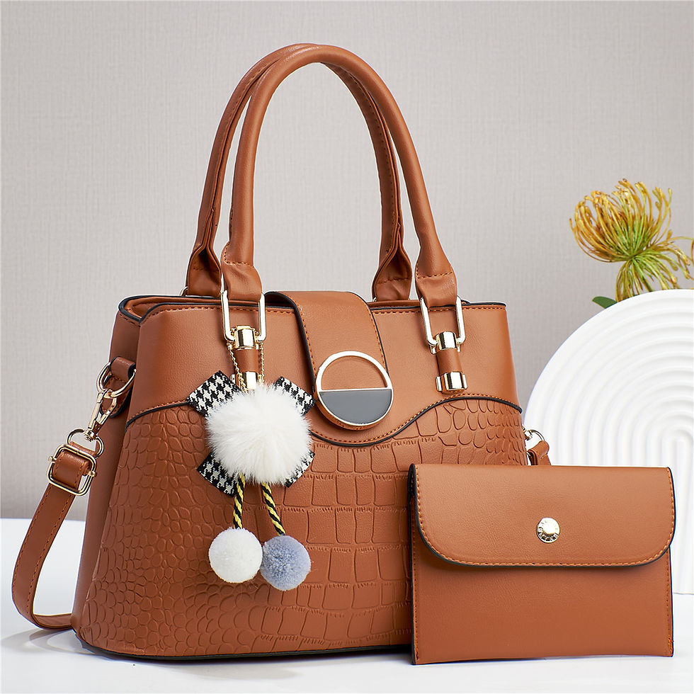 Thumbnail: New Large Capacity Soft Leather Tote Bag with Niche Design for Luxury Handbags E