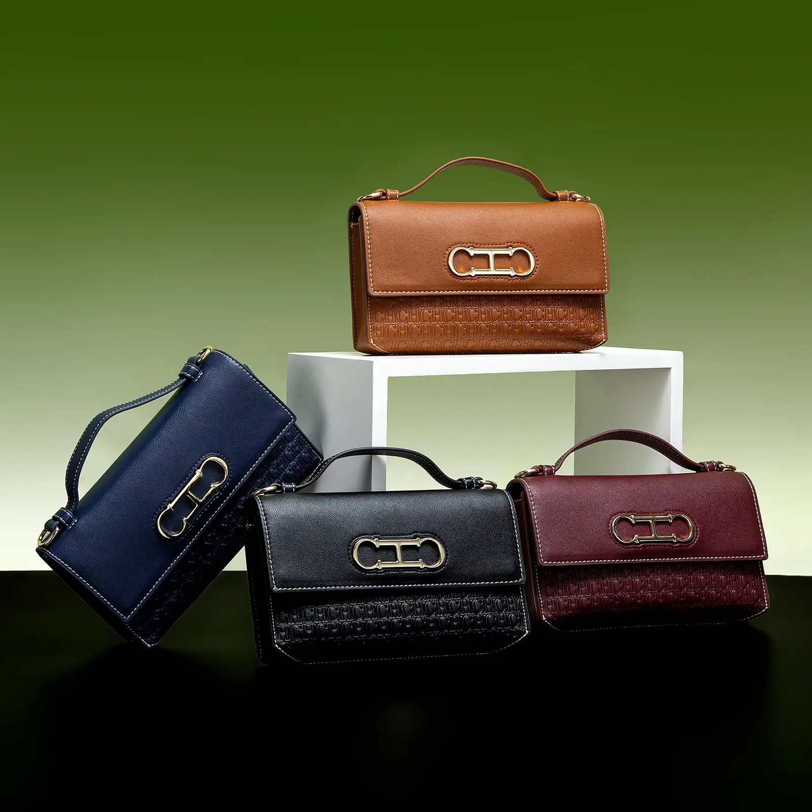 New Trend Classic Stylish Women's Bags Luxury Brands Monogram Prints Leather Sma