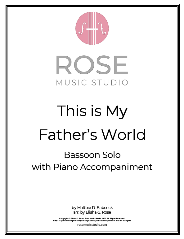 This Is My Father's World for Bassoon