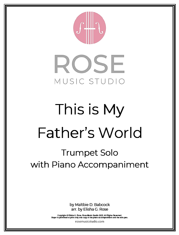 This Is My Father's World for Trumpet