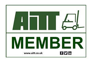 AIT Member logo: forklift, www.aitt.co.uk