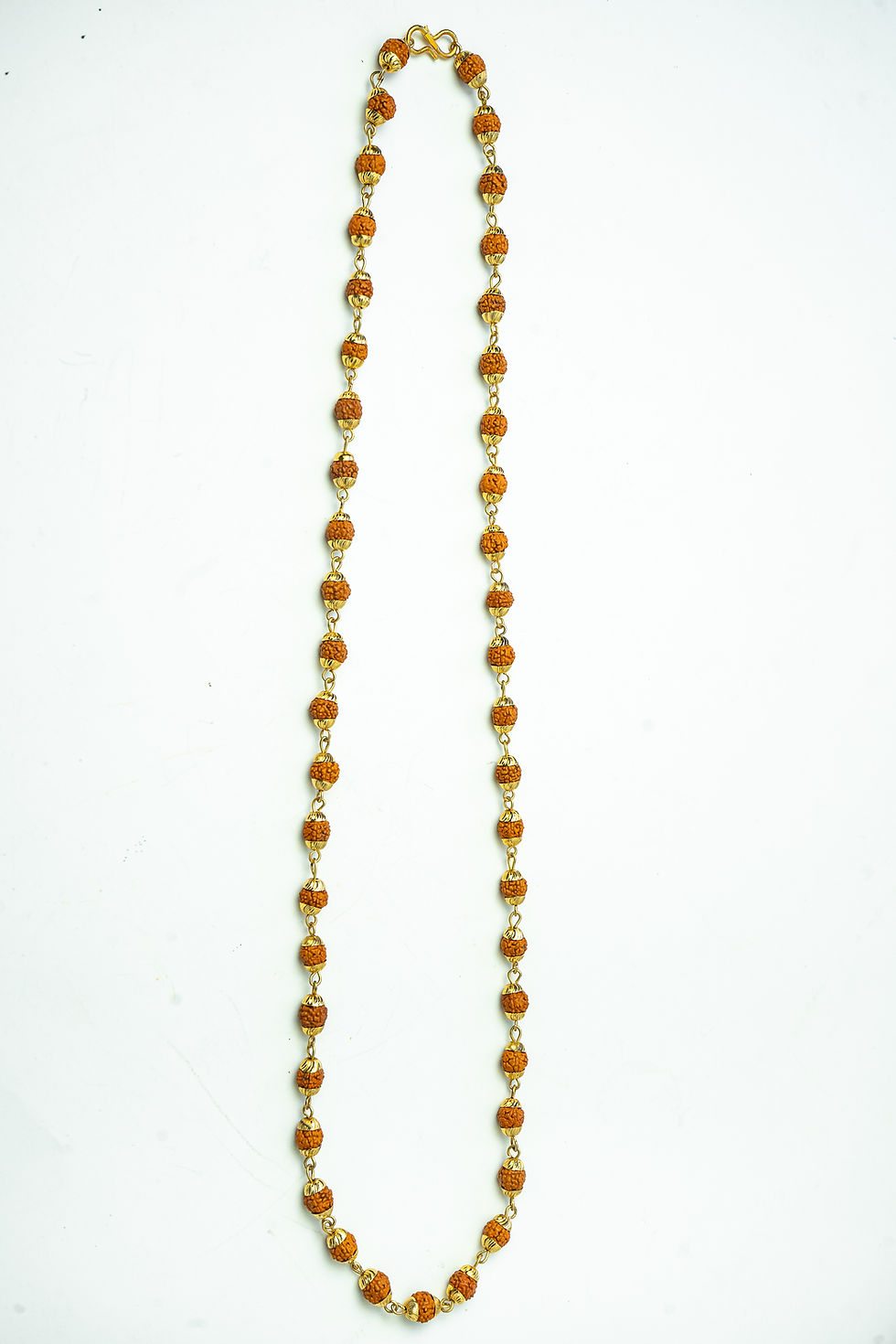 Thumbnail: GOLD PLATED RUDRAKSH MALA