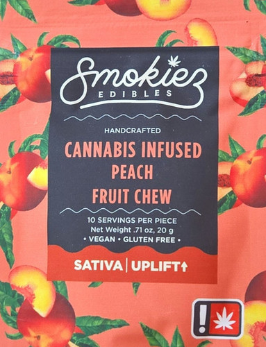 Smokies Gummies: Cannabis Peach Fruit Chew