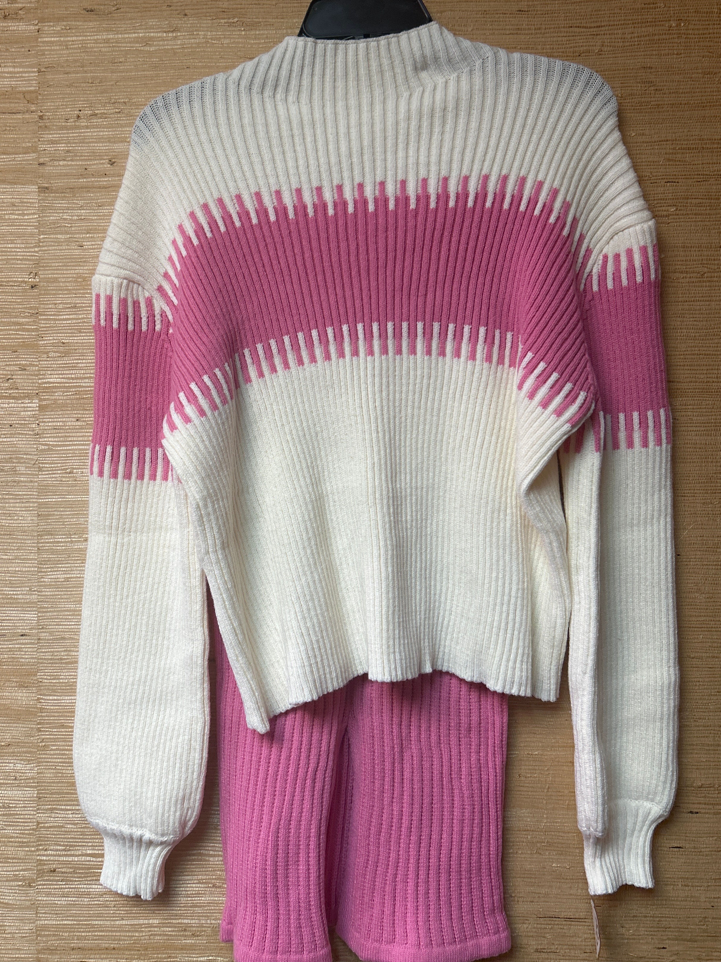 Pink/White Skirt Outfit