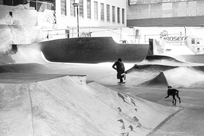 Skating with Friends