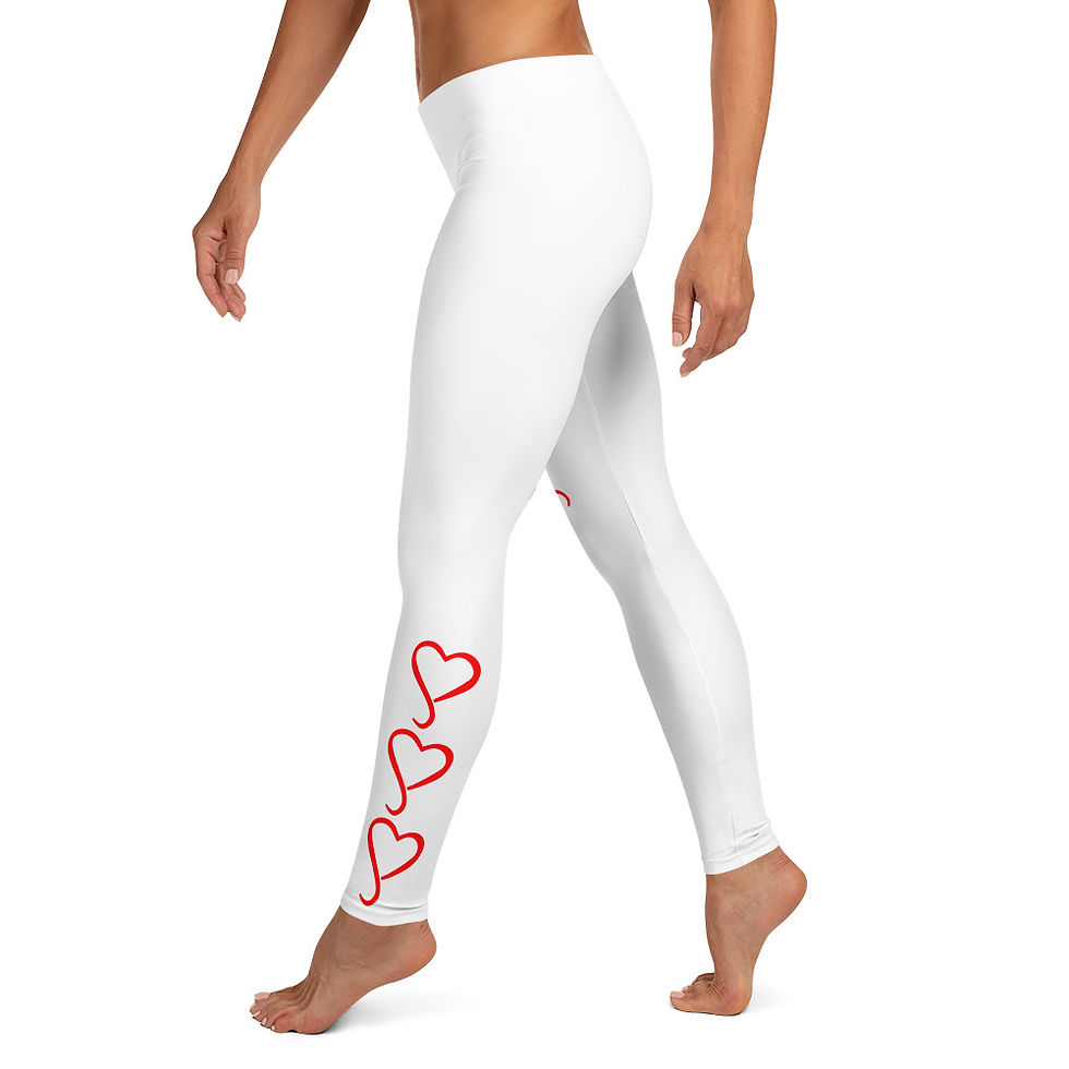 Thumbnail: Hustle Hard Old Gold/White Womens Leggings
