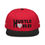 Thumbnail: Hustle Hard Red/Black/White Snapback Hat (Grind Edition)