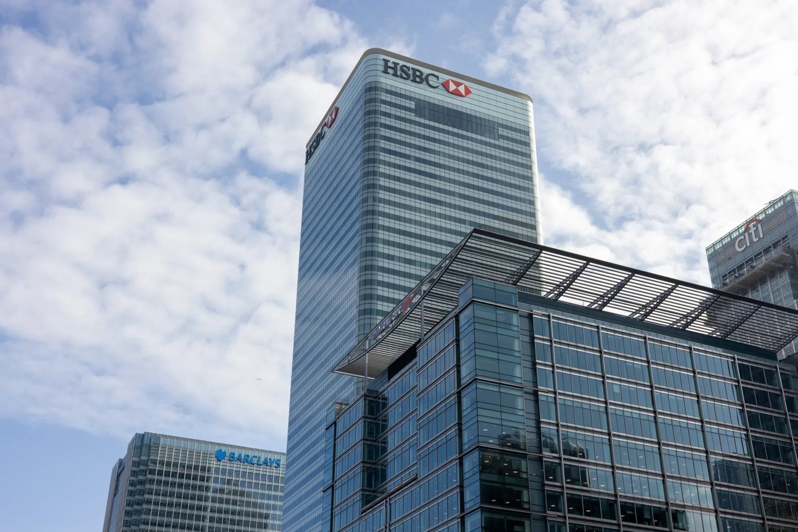 HSBC tower at Canary Wharf, London