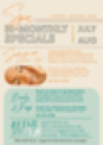 BIMONTHLY Specials for July/August'25