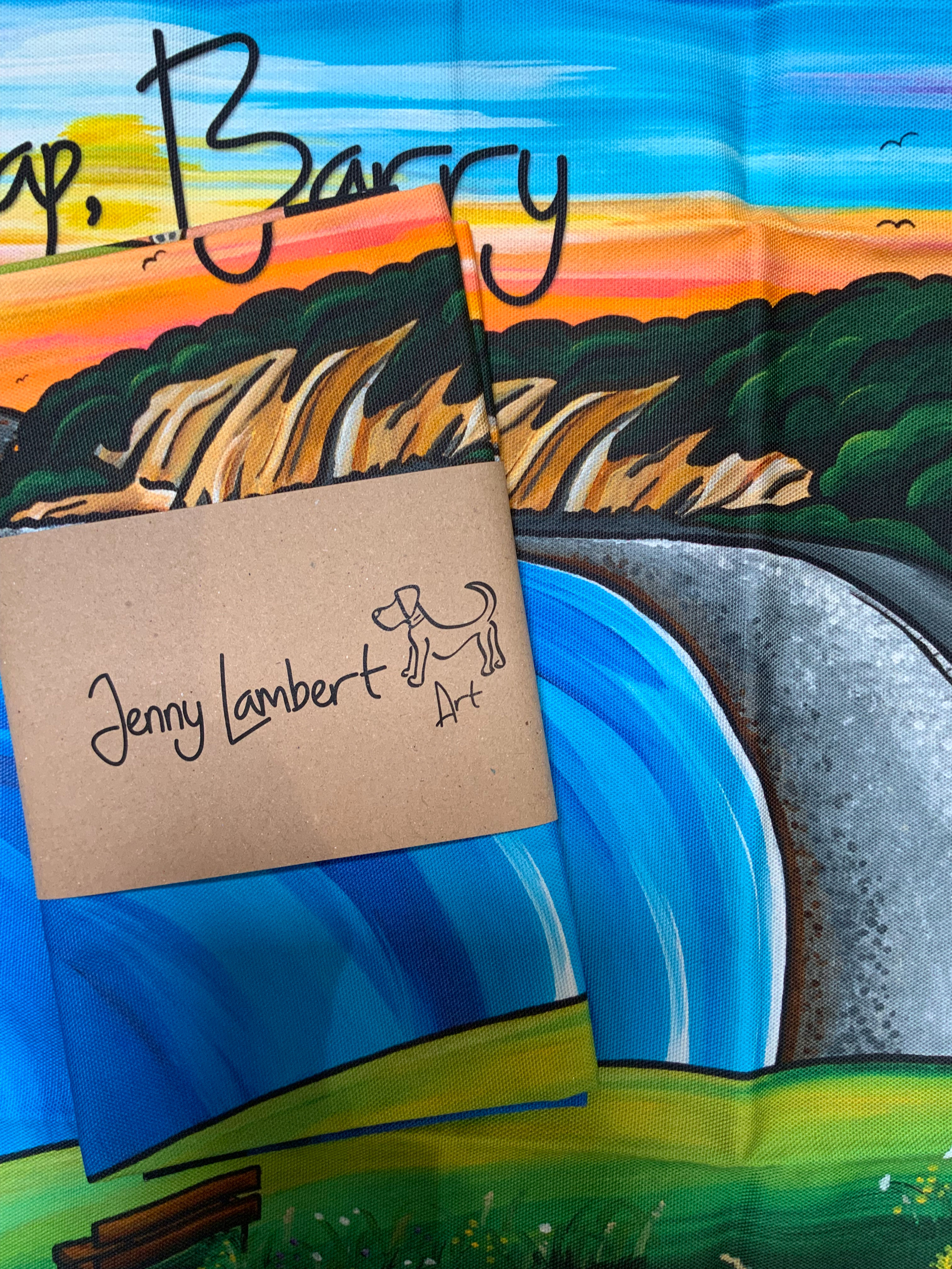 Cold Knap, Barry- Tea towel