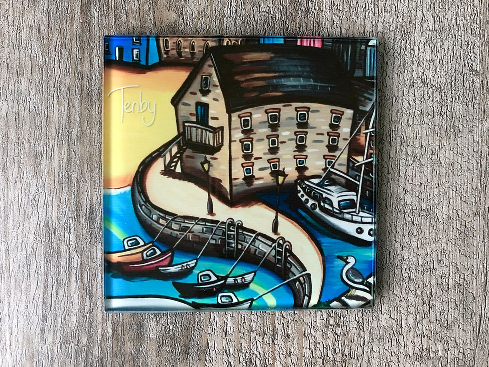 Thumbnail: Tenby - Glass Coasters