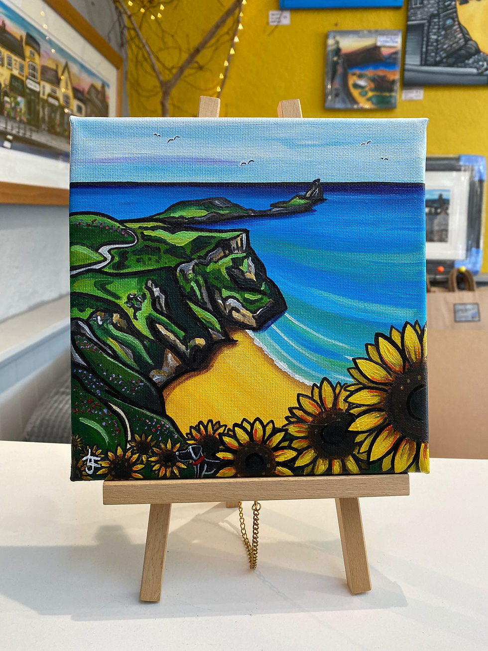 Rhossili Sunflowers