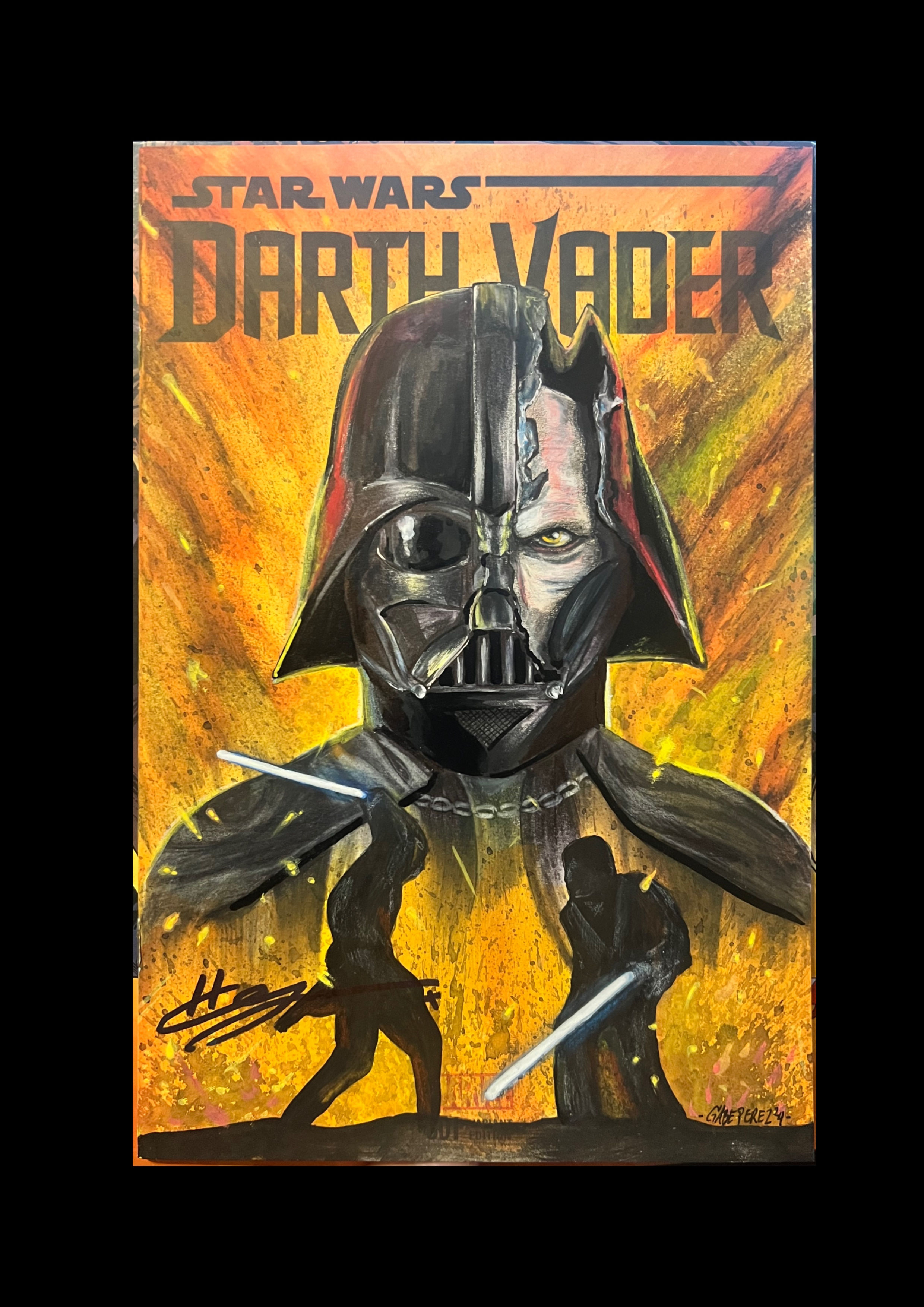 Original Art Signed By Haden Christiansen & Gabe Perez