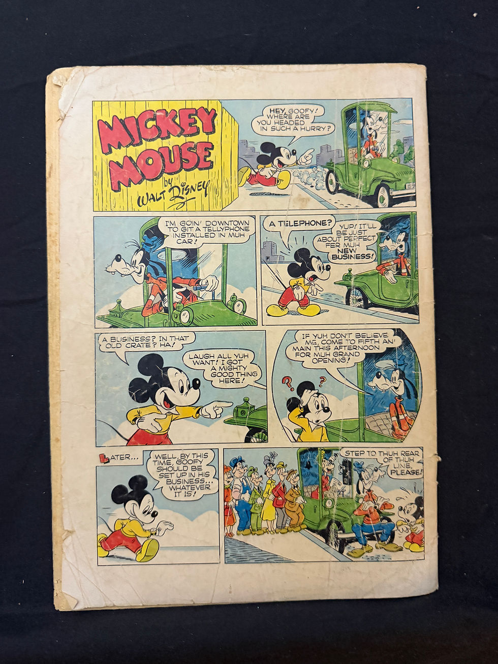 Thumbnail: Four color #371 (Mickey Mouse-1952)