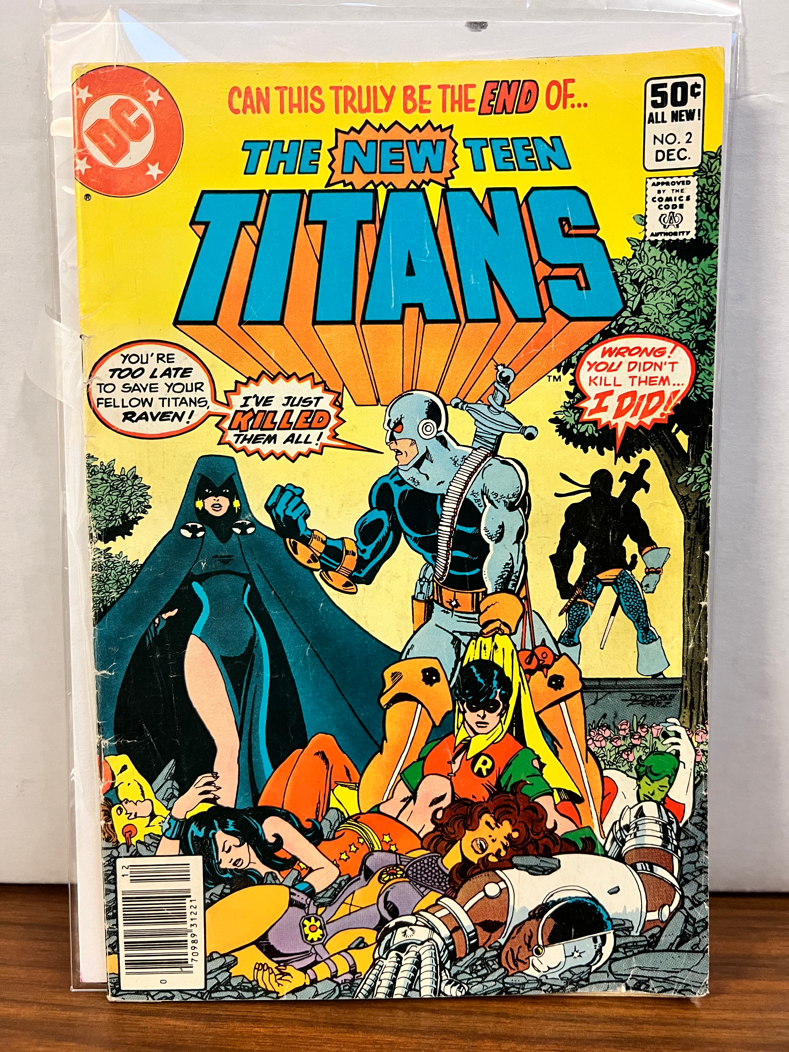 The New Teen Titans #2 FIRST APPEARANCE OF DEATHSTROKE