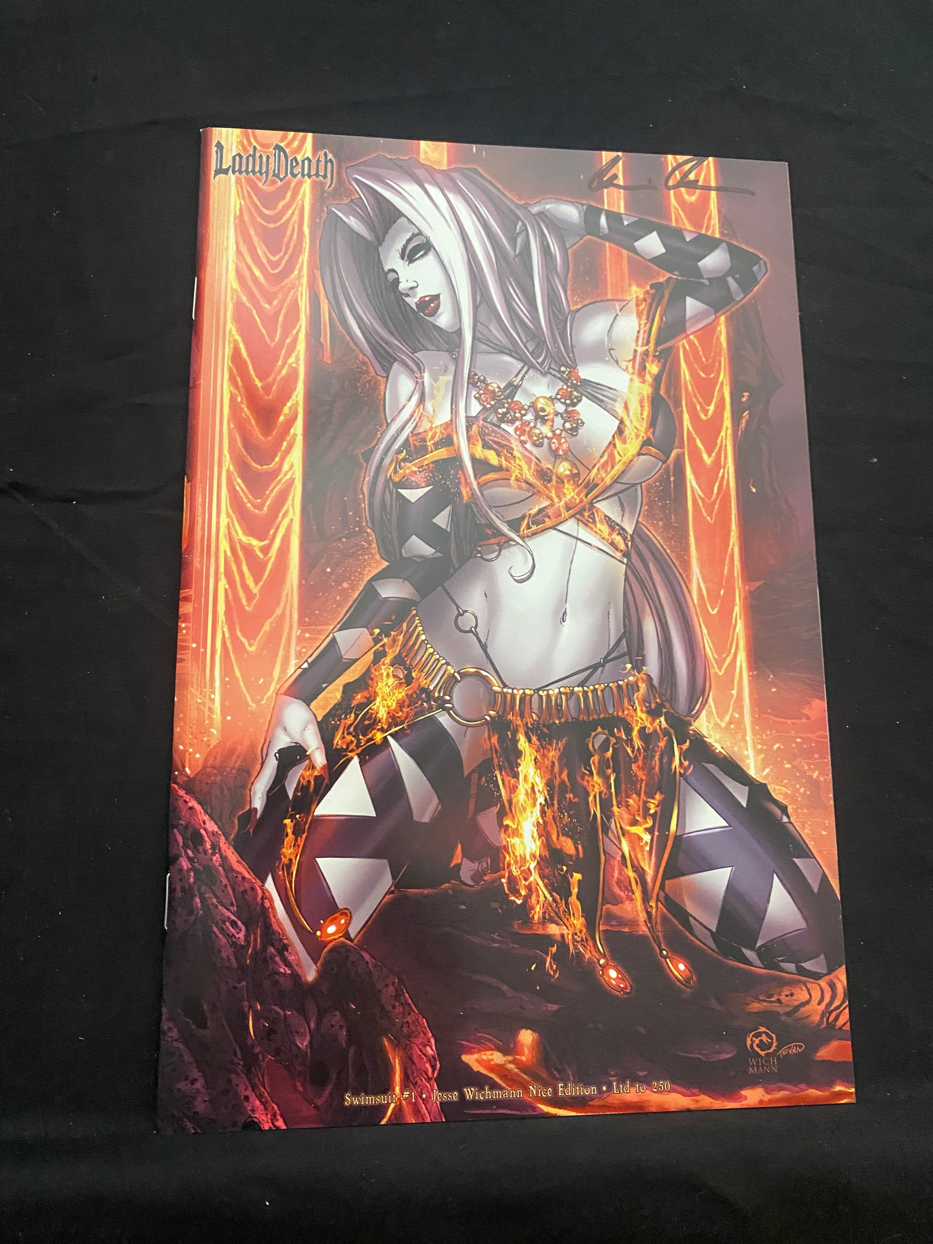 Lady Death Swimsuit #1:Jesse Wichman Nice Edition LTD 250 Pulido Signed