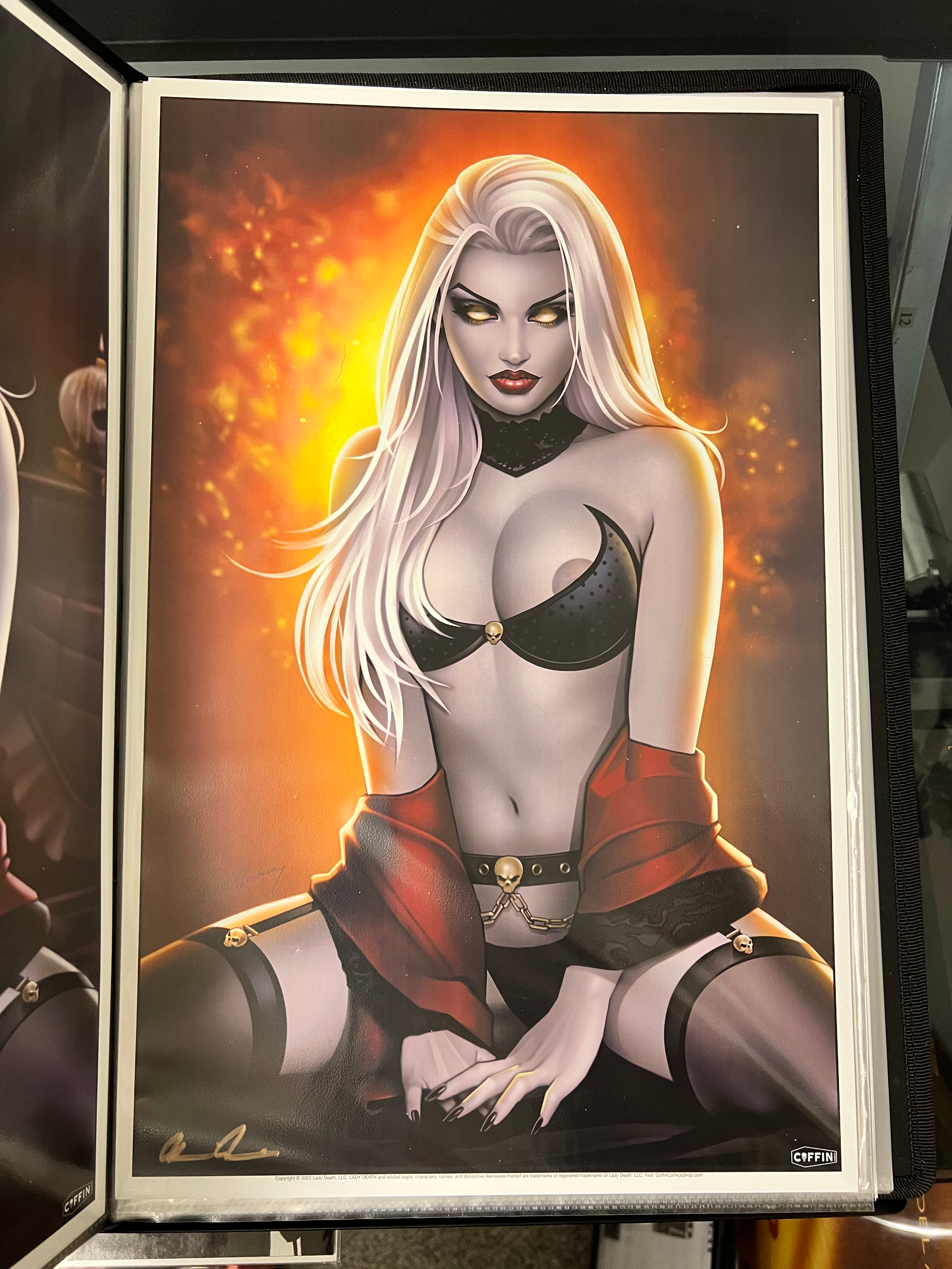 Lady Death Signed by Pulido