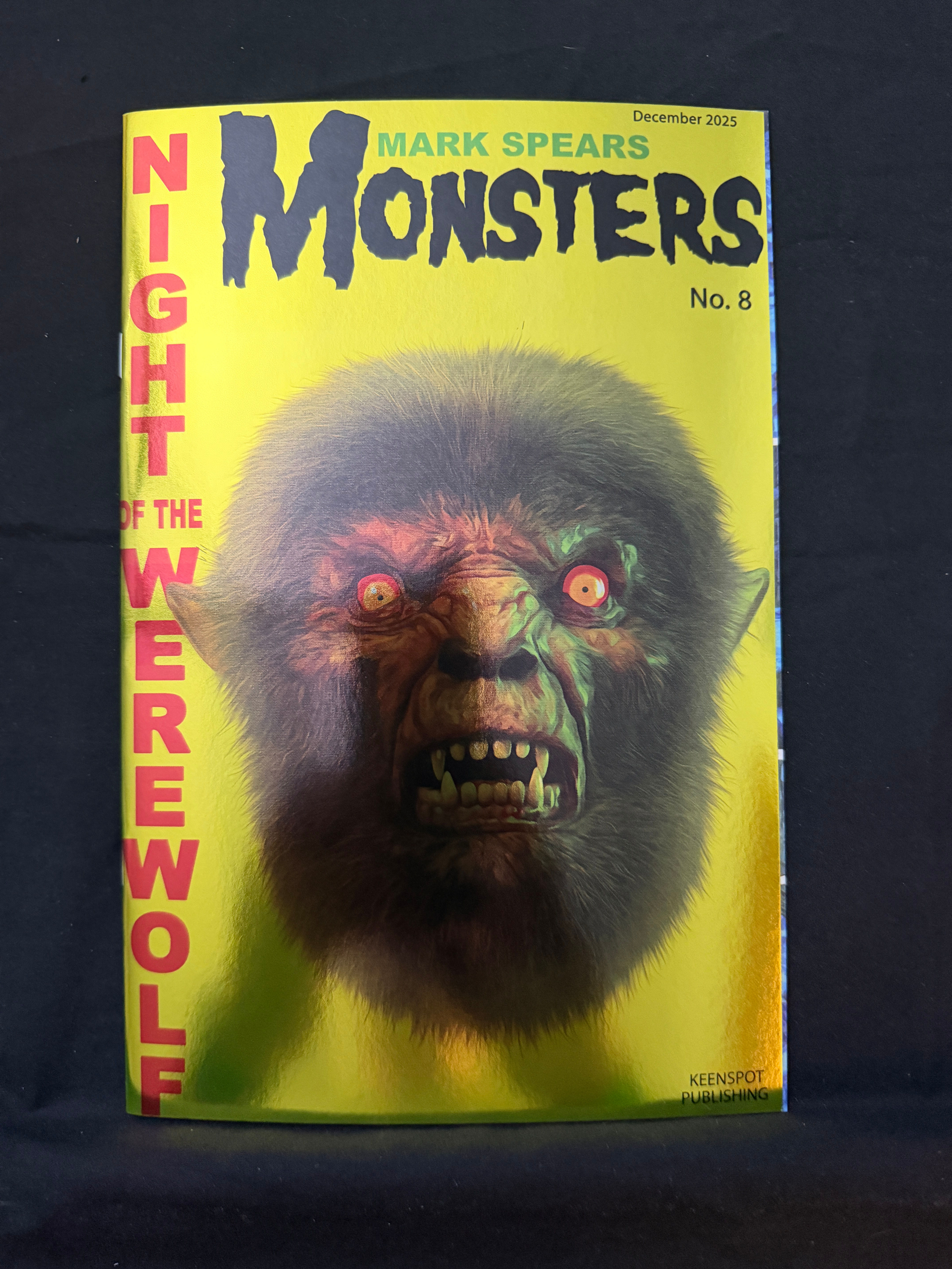 Mark spears Monsters #8 “Night of the Werewolf 1:300 Foil