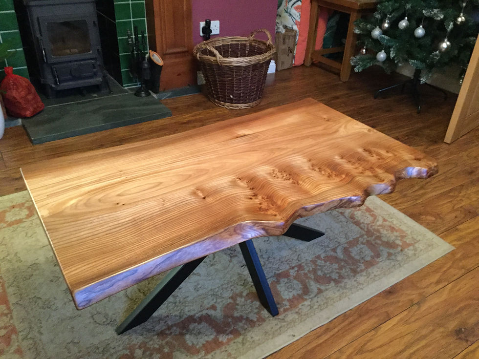 Thumbnail: Elm live edged coffee table