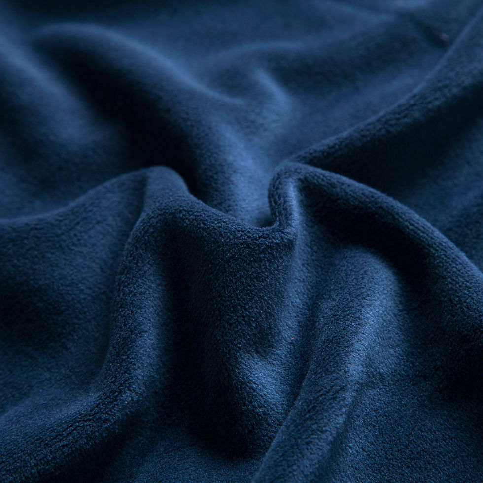 Blaue Stoffstruktur