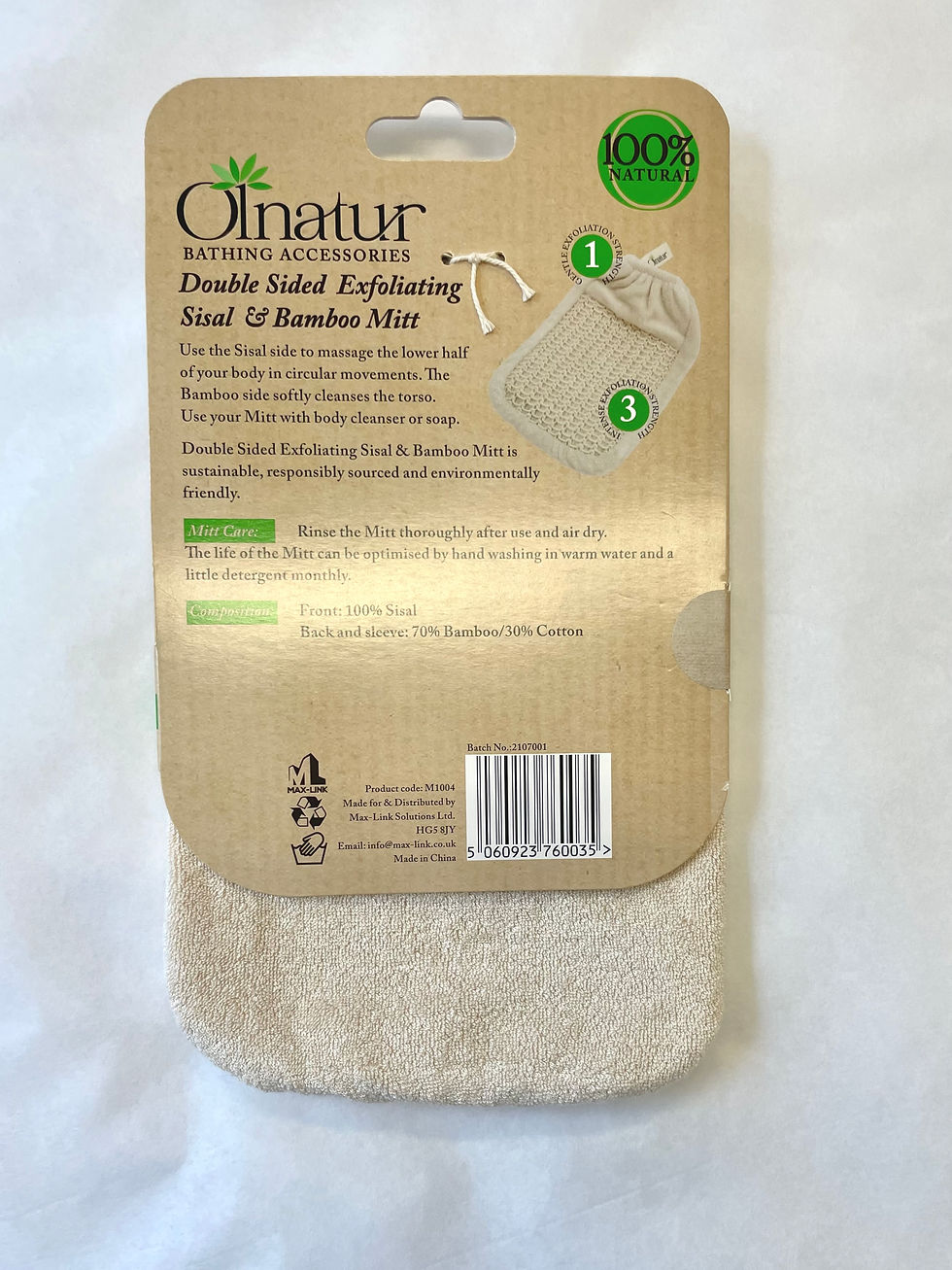 Thumbnail: Exfoliating Sisal & Bamboo Mitt-Large
