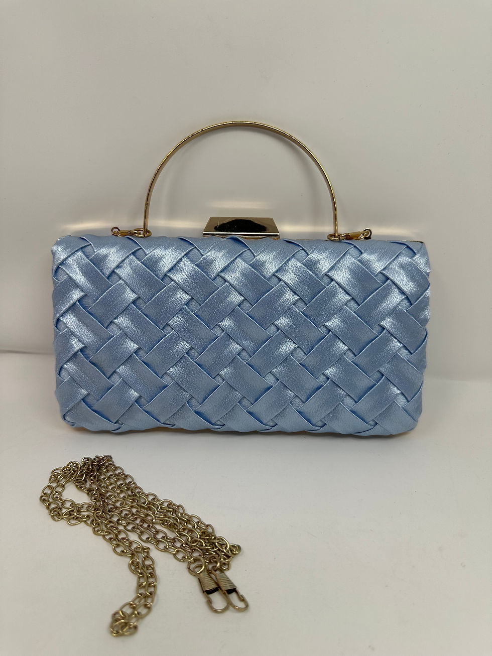 Thumbnail: Weaved Satin Clutch