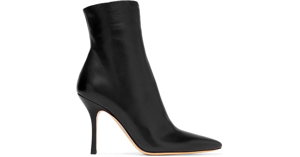 Point Toe Ankle Booties Stiletto Heel