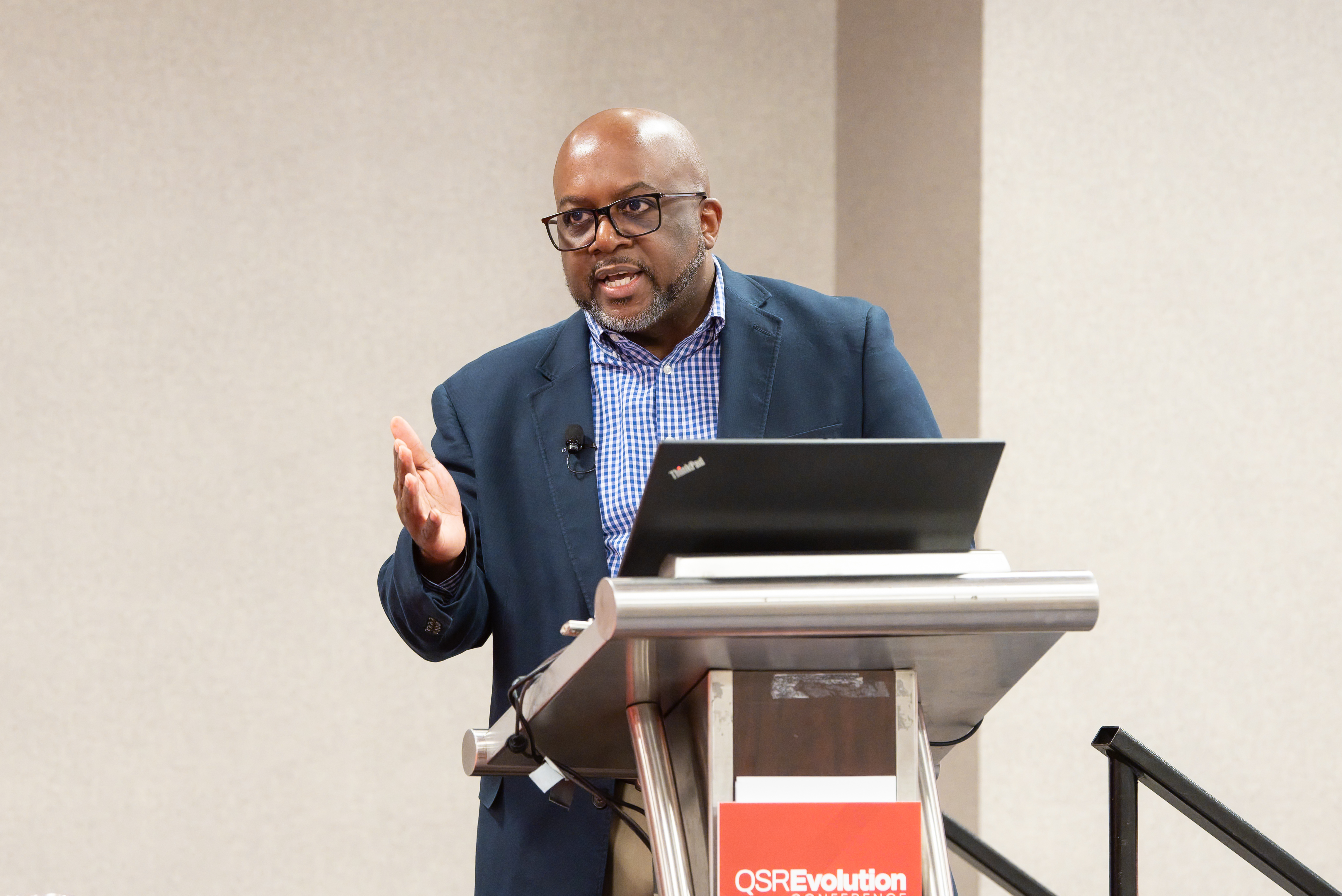 Jason Brooks speaking at QSR Evolution