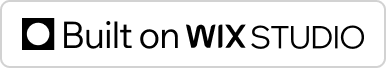 Wix Studio logo on black background alongside text saying Built on Wix Studio