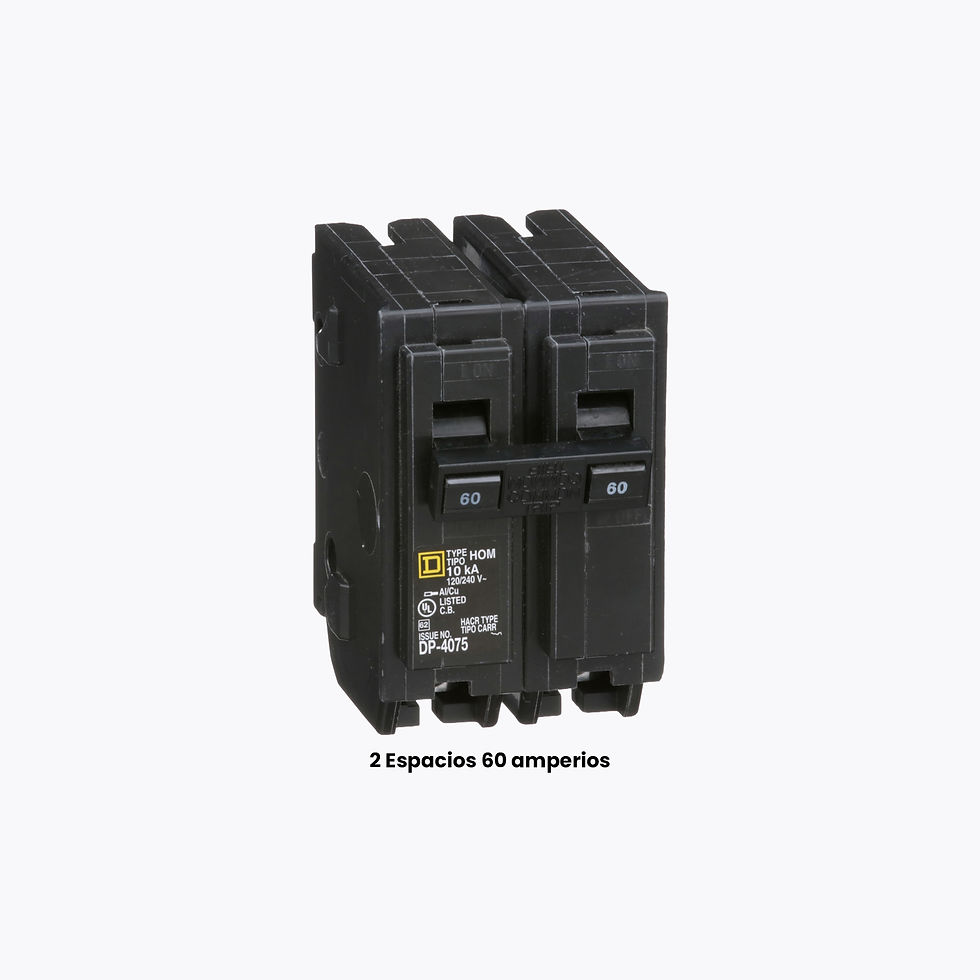 Miniatura: Breaker eléctrico 2 espacios Square D para centros de carga residenciales y comerciales