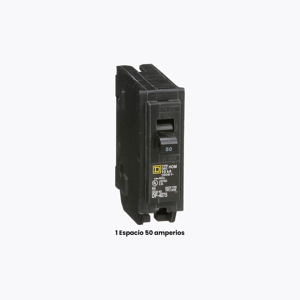 Miniatura: Breaker eléctrico 1 espacio Schneider Square D para instalaciones residenciales