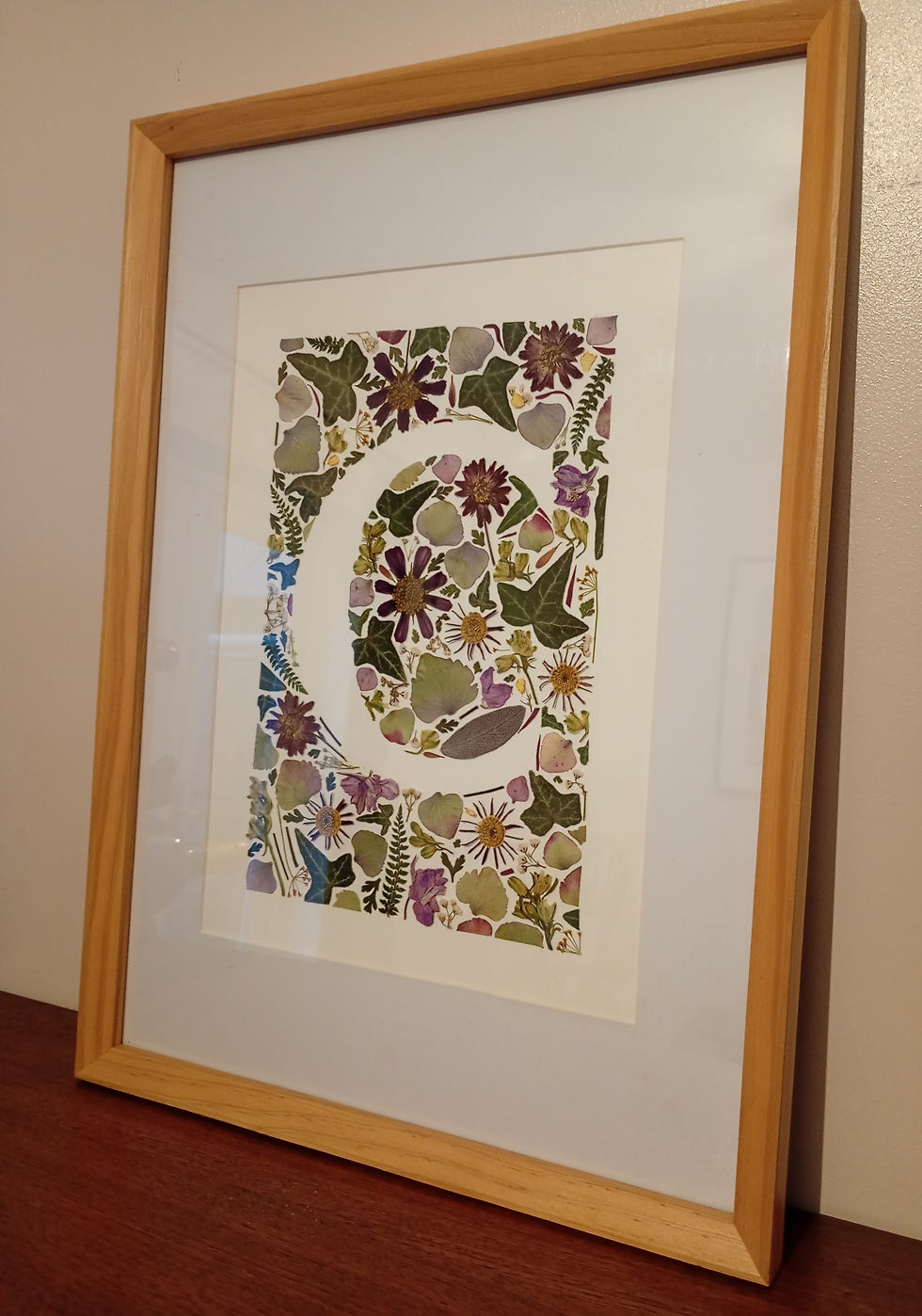 Thumbnail: A4 pressed flower letter